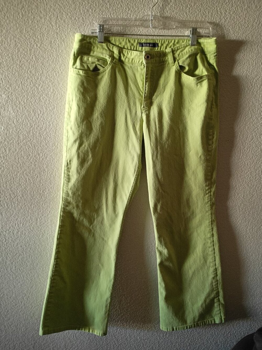 Liz Claiborne lime green jeans